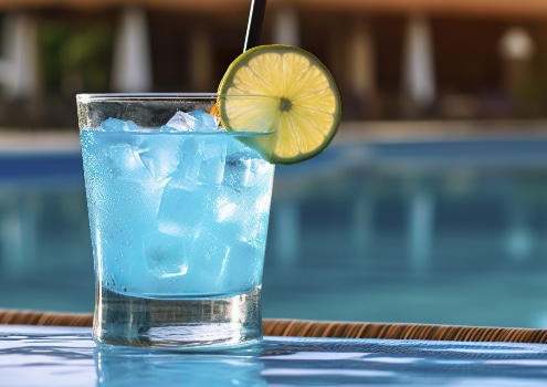 Caipirinha Partyband® & Hochzeitsmusik, Cocktail Rezept, Blue Loguna